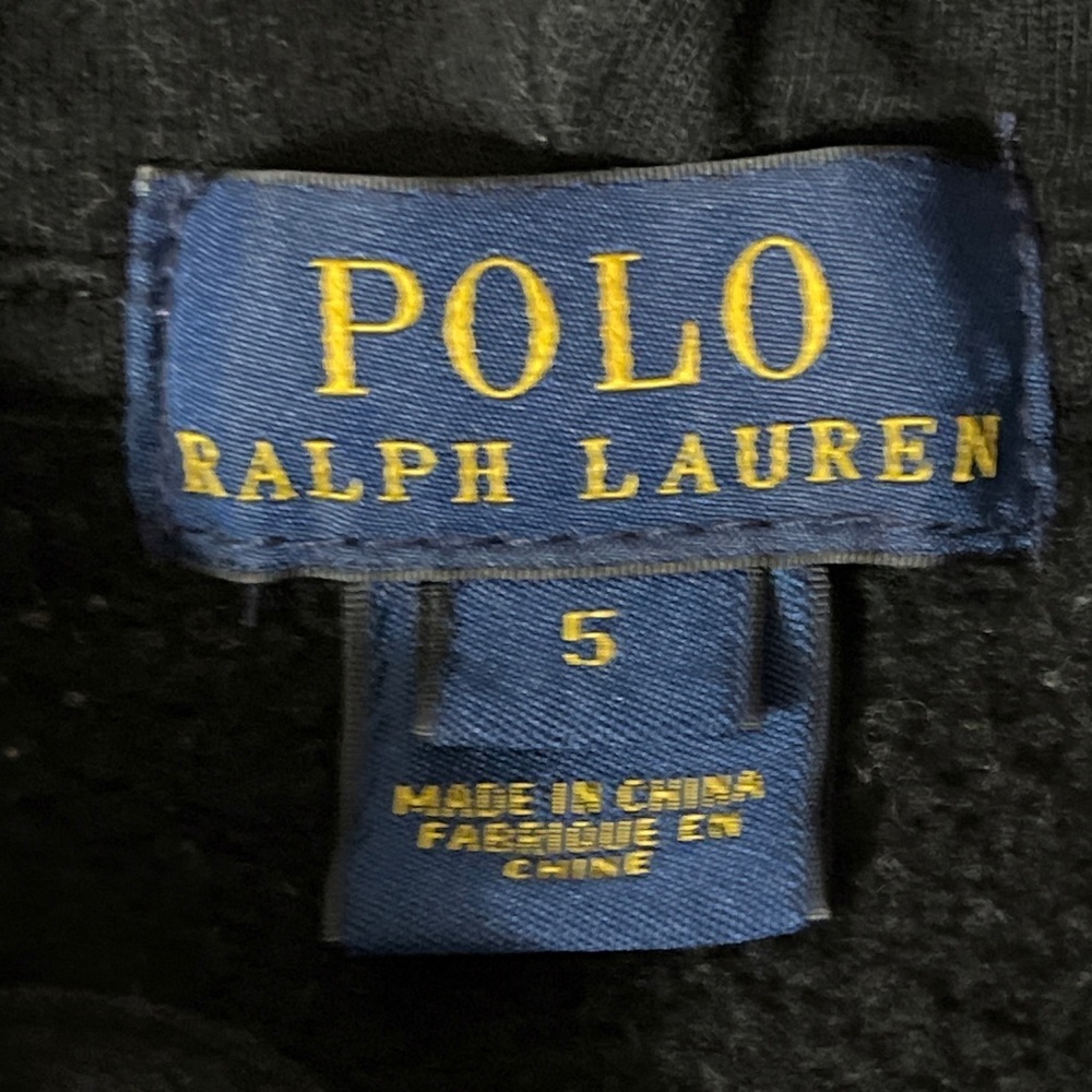 Boy's Ralph Lauren Full Zip Sweatshirt with Hood Size 5 - Picture 6 of 7